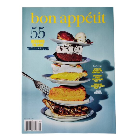 Bon Appetit Magazine 10 Issue Bundle 2024-2025 Recipes Holiday Deserts Drinks - Picture 8 of 13